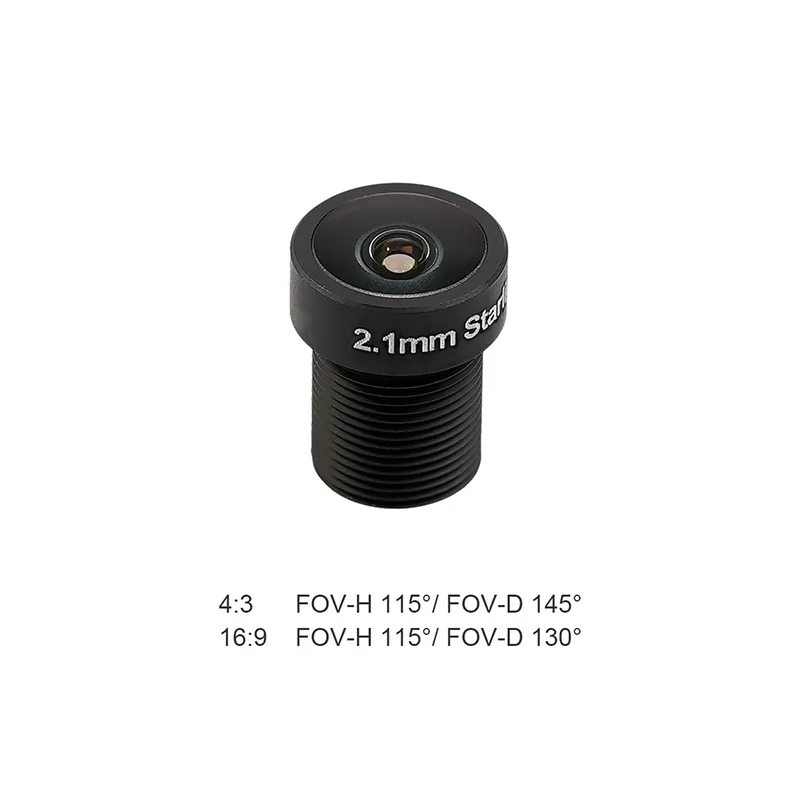 Original Foxeer M8/M12 replacement lens 5MP/8MP1.7/1.8/2.1/2.5mm wide-angle lens, applicable to FPV Arrow/Rediator/Falkor camera