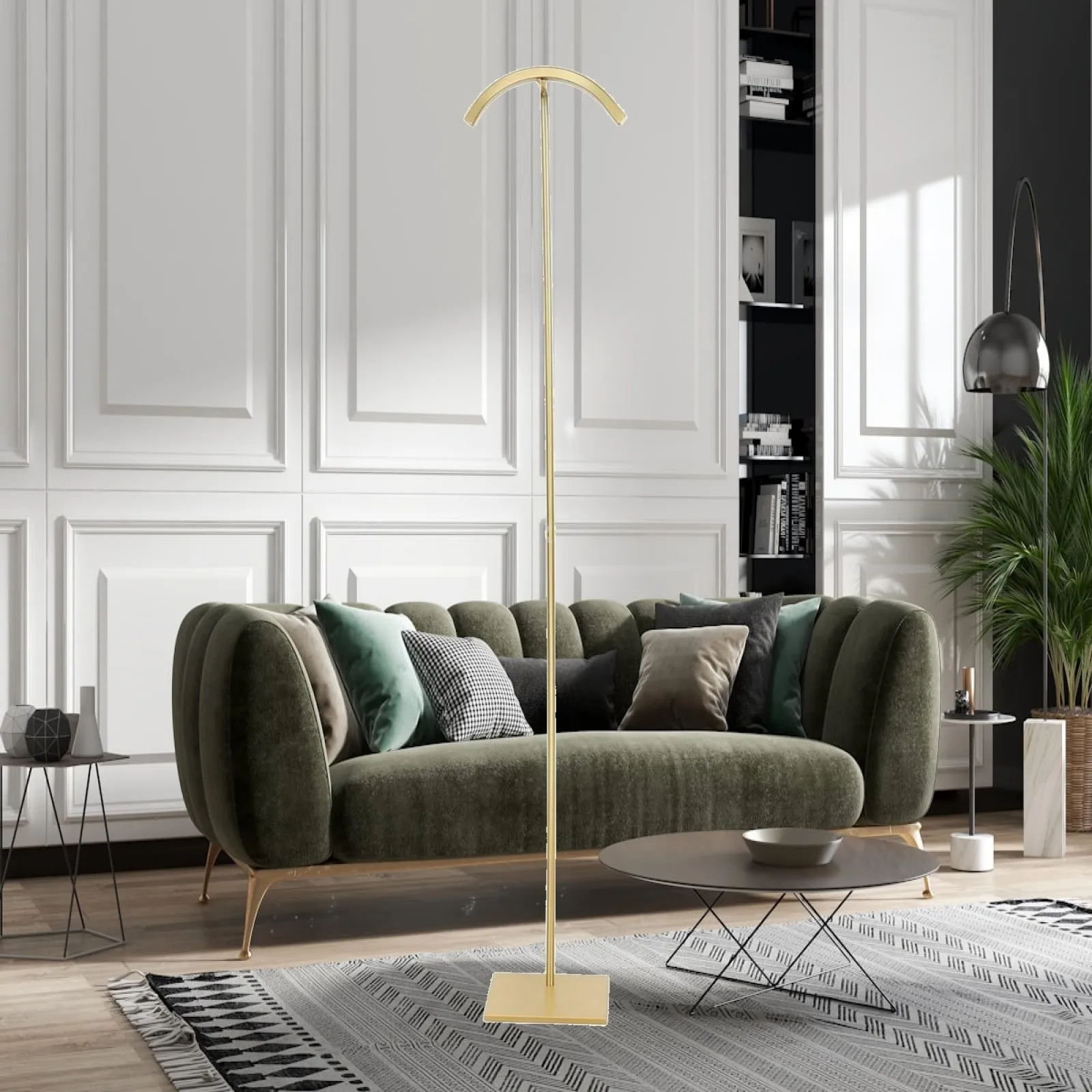 Metal Necklace Stand with Weighted Base Stable Jewelry Display Stand Single-Tier Jewelry Display Sturdy Necklace Rack
