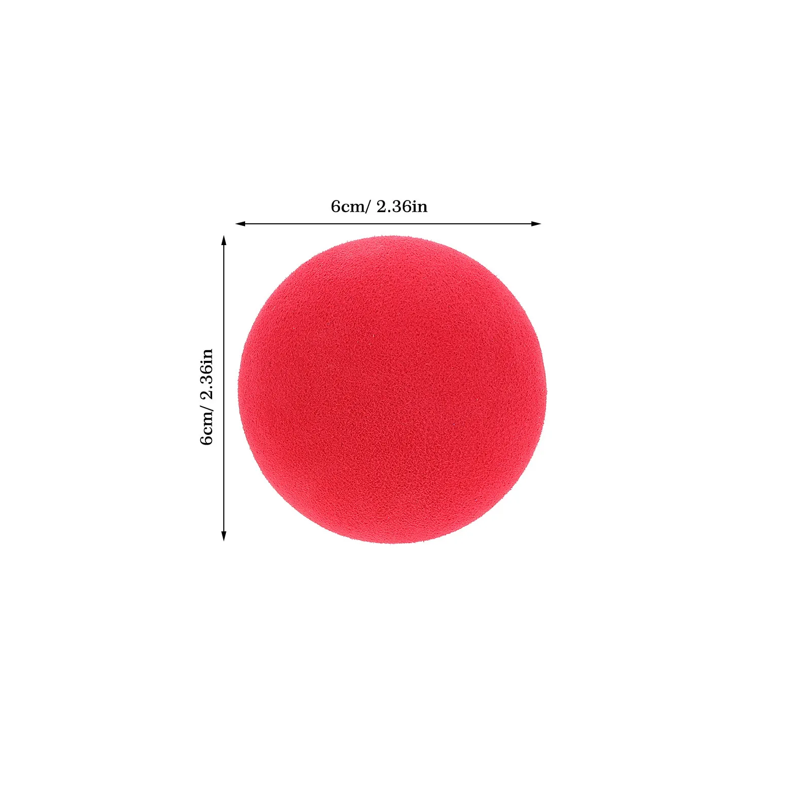 8Pcs Kids Training Baseball Soft Eva Foam Balls 6Cm for School Home Practice Throwing Hitting Red Foam Sports Ball