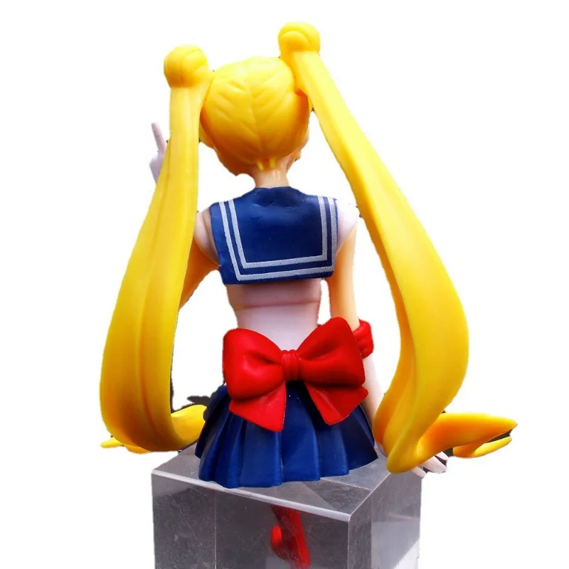 Sailor Moon Anime Figure Tsukino Usagi Action Figures toys model Statue Collection cake Desktop decoration girls birthday Gifts