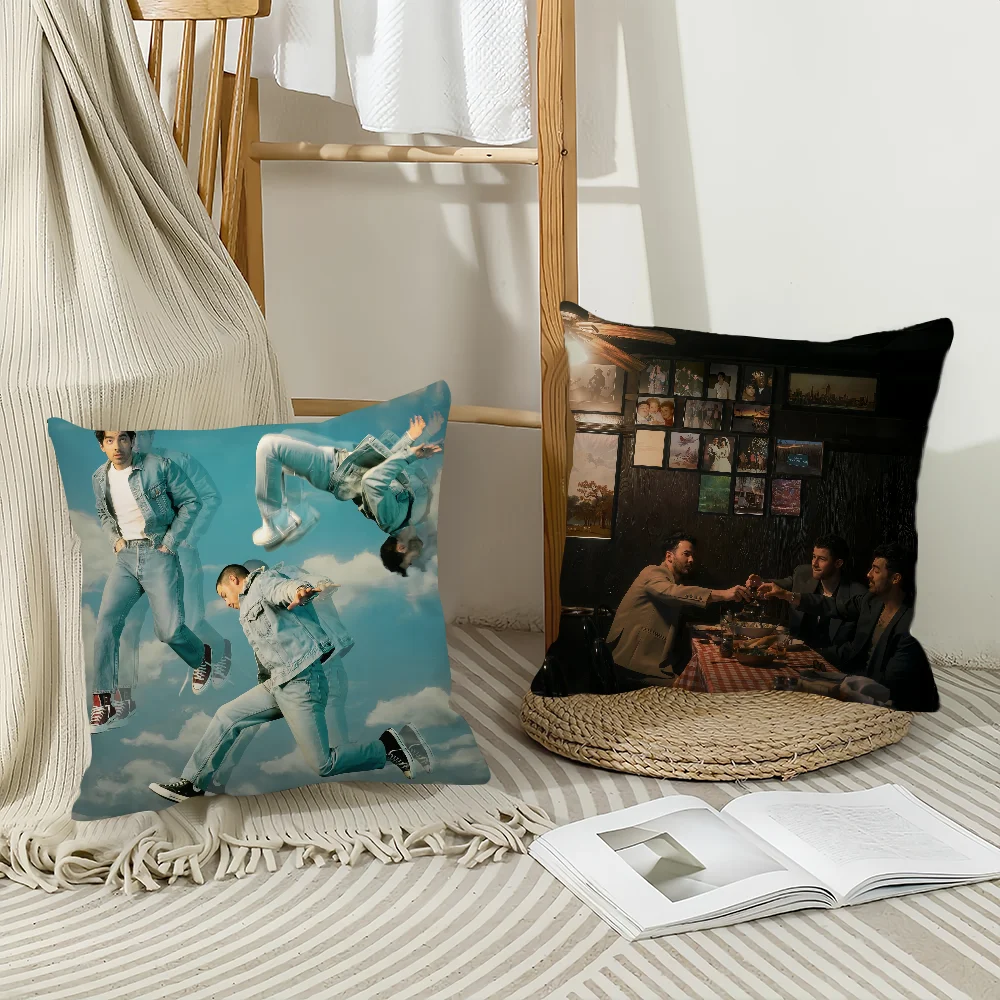

Rock Band J-Jonas B-Brothers Pillow Case Home Decoration Cushion Cover Suitable For Bedroom Car Office Sofa