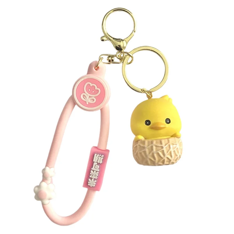 miniso  Creative animal keychains, schoolbag pendants and cute car key chains