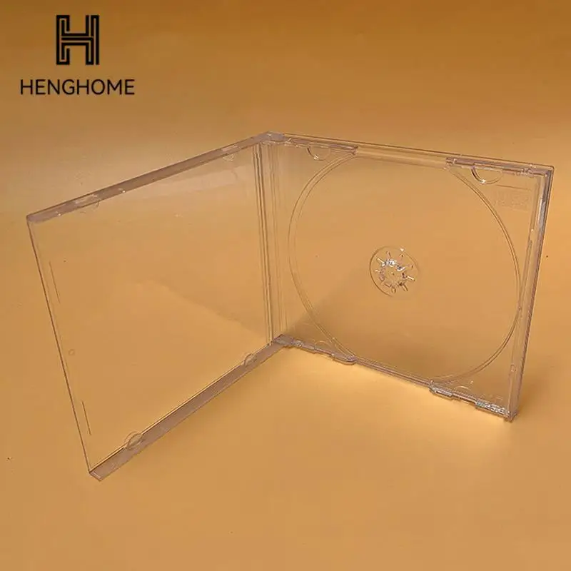 1PC Standard Single Disc Storage Box ,DVD Case, ReadStar CD Case Clear Plastic CD Jewel Case Disc Box CD Box 14.2×12.4×1.0CM