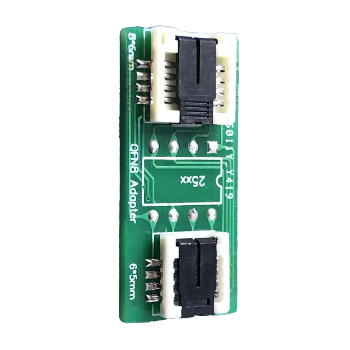 ABNP QFN8 /WSON8/MLF8/MLP8/DFN8 to DIP8 Two-in-One Socket/Adapter for Both 6x5MM and 8x6MM Chips SMT BIOS Flash Socket