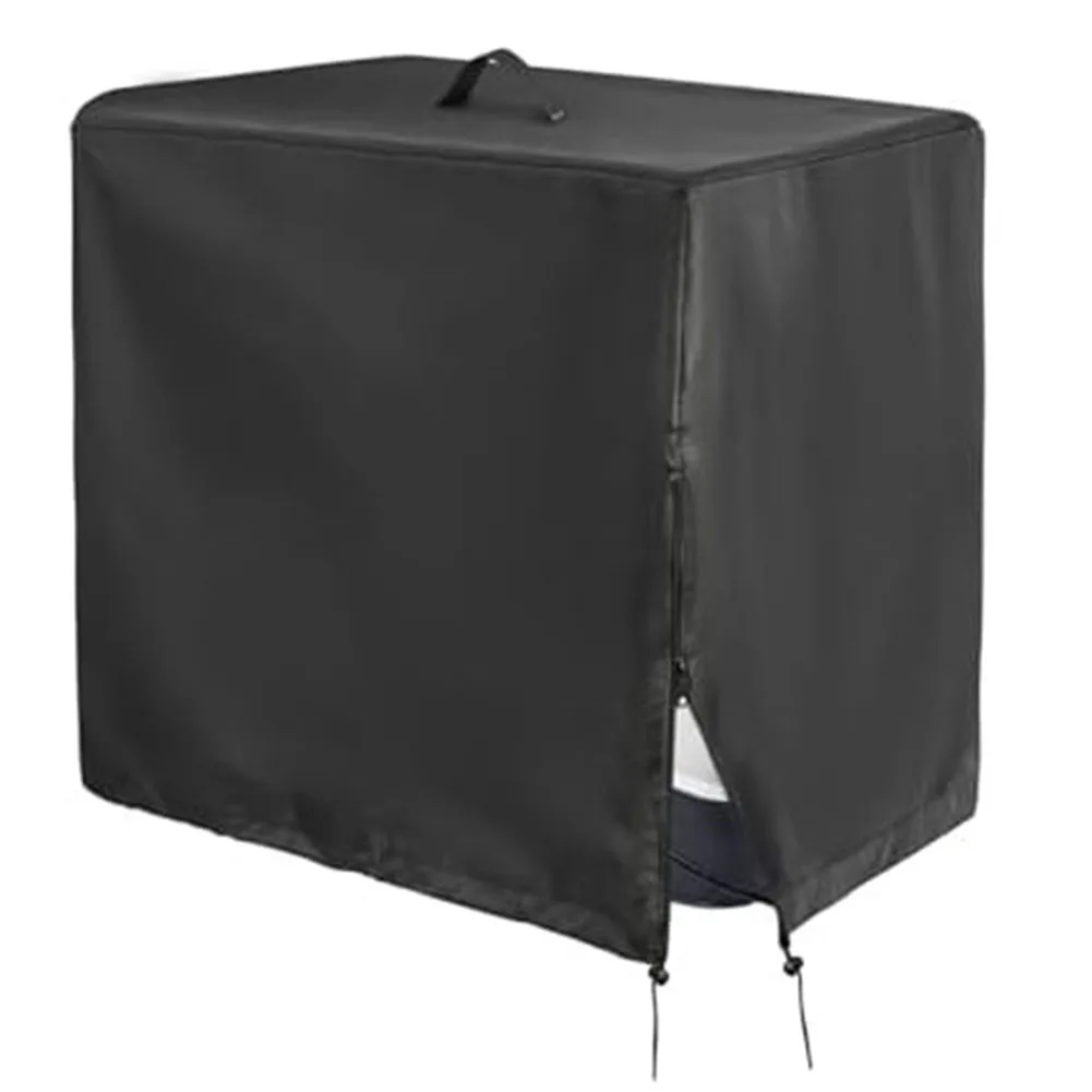 Secure and Weatherproof Cover for Intex Pool Pump Sand Filter with Hose for access Opening and Adjustable Drawstring