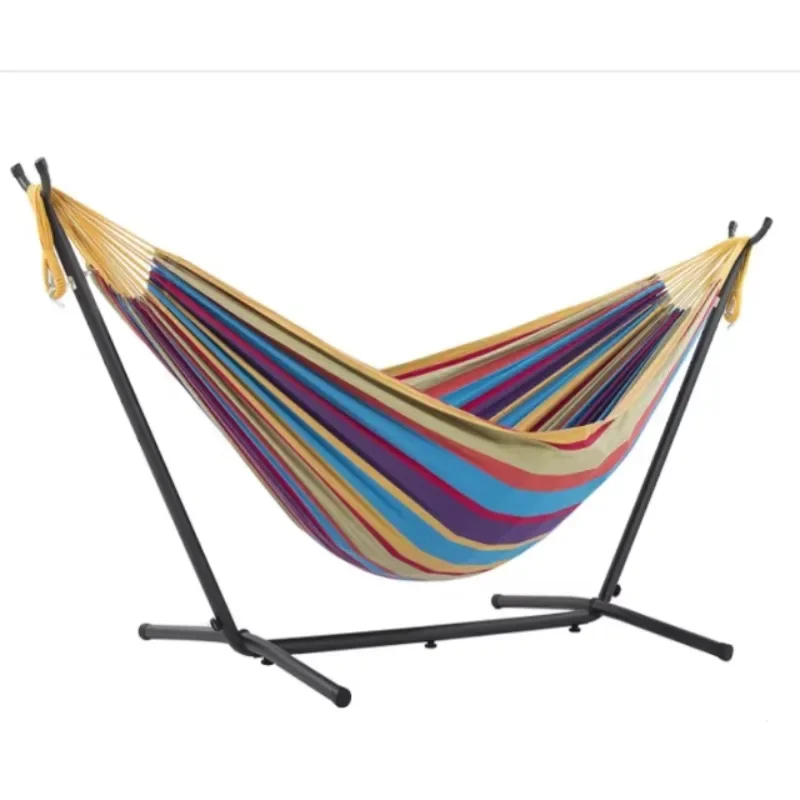 

Double hammock with space-saving steel frame