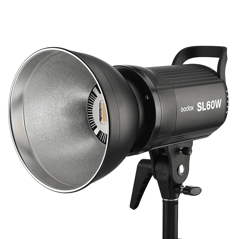 Godox LED Video Light SL-60W SL60W 5600K White Version Video Light Continuous Light Bowens Mount for Studio Video Recording