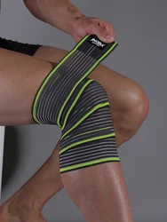 1 pc Running Weightlifting Power-lifting Knee Support Straps for Sport Users