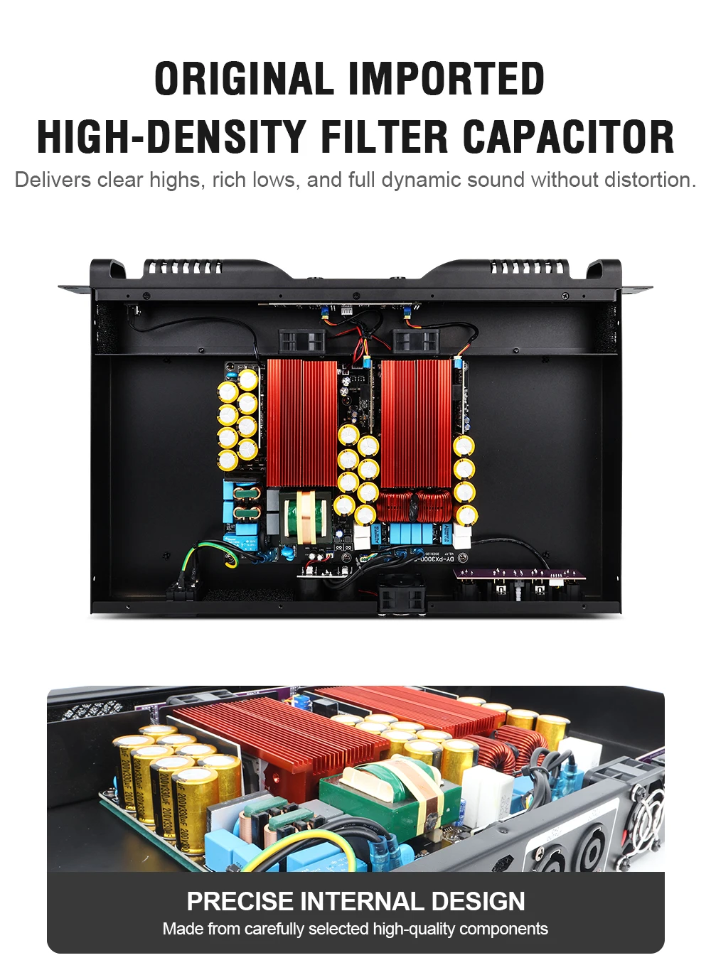 Gooermi DZ1300 1U مضخم رقمي 2 قناة 2*2000 واط مكبر كهربائي نظام صوت ستيريو برو الصوت فئة D مكبر للصوت للمرحلة #4