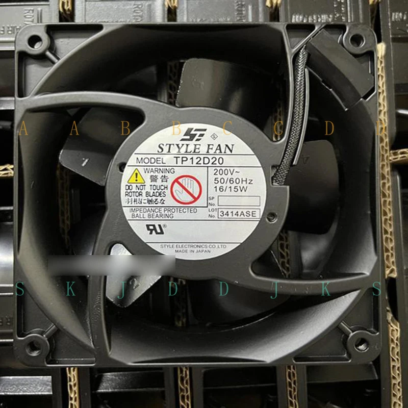 M  New STYLE FAN TP12D20 AC 200V 16/15W cooling fan