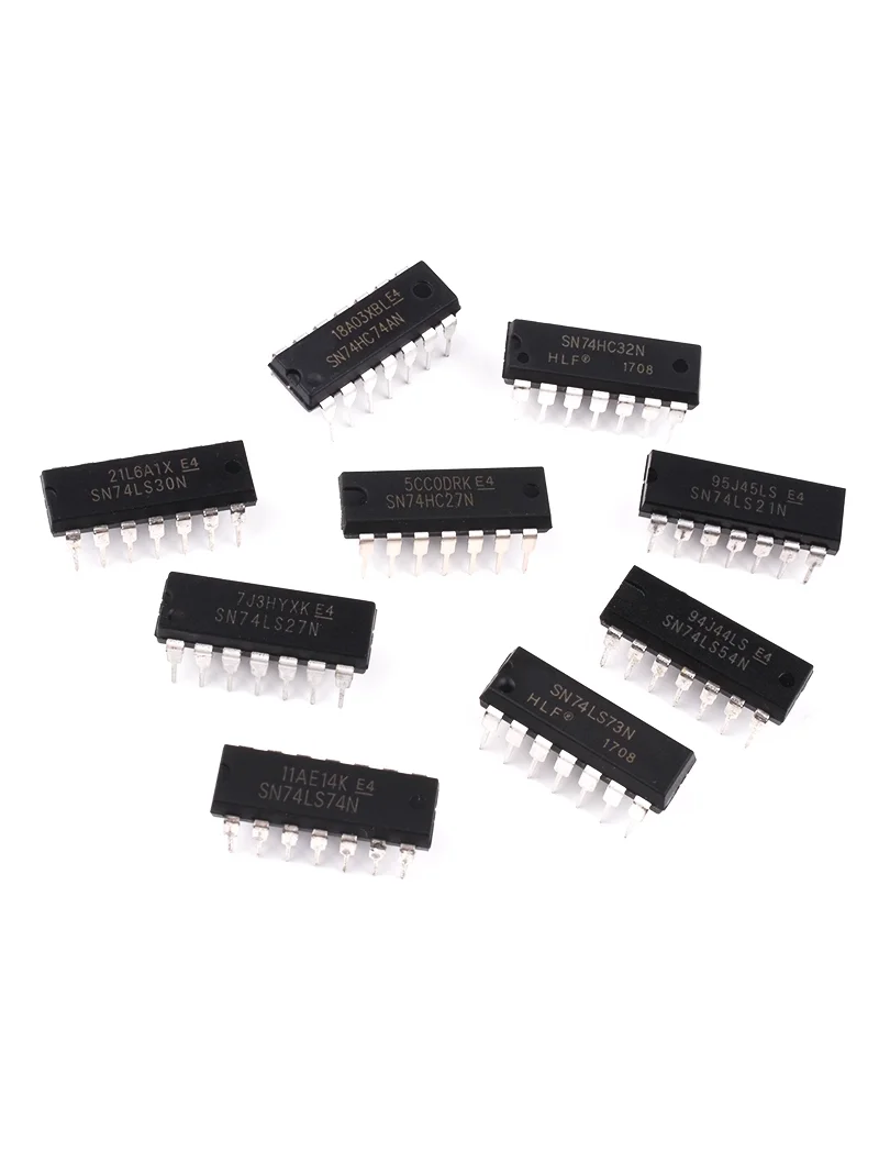 10PCS SN74HC27N 74HC32 74 86N direct insertion HD74HC21N integrated circuit IC chip DIP-14