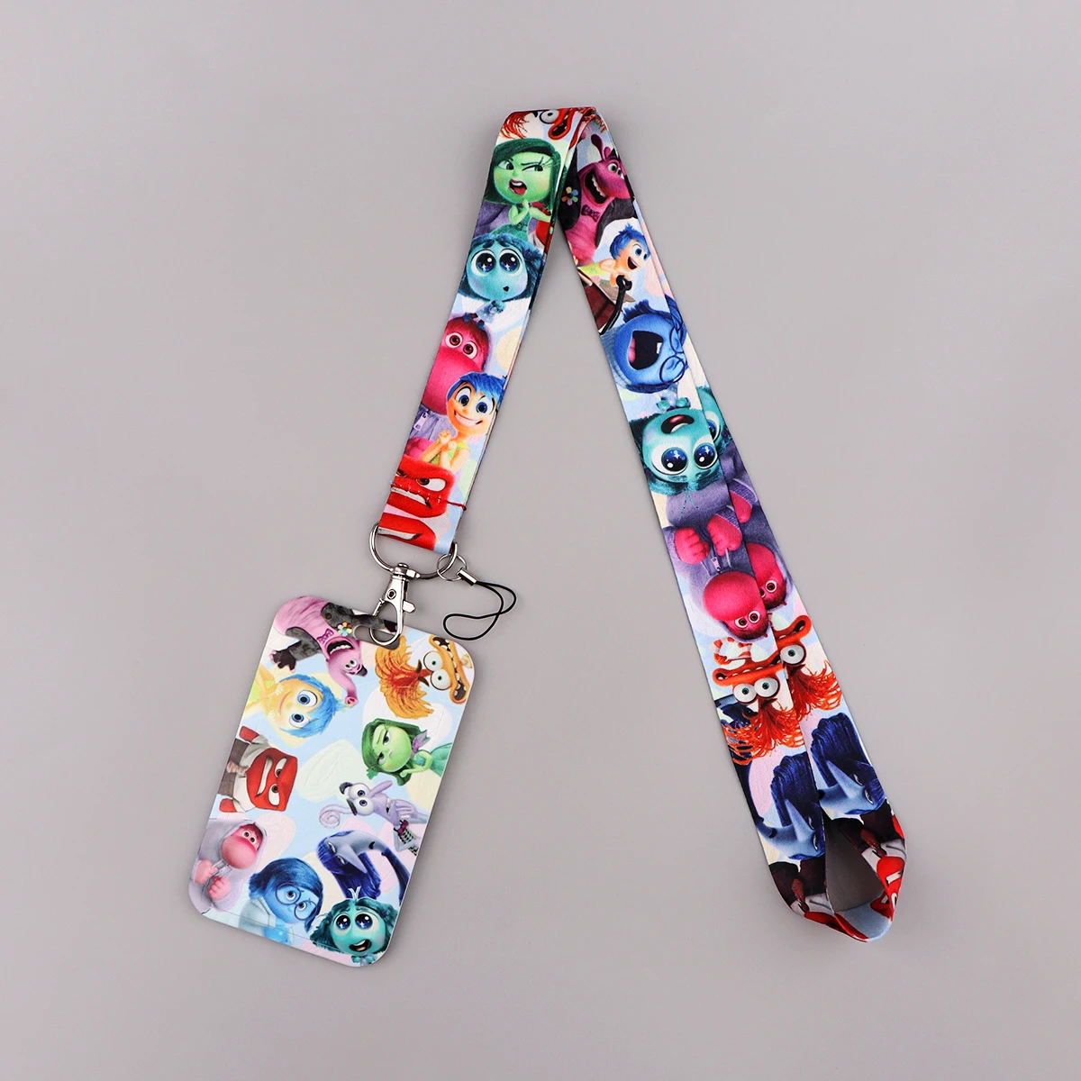 Brain Lanyard Card Holder Cartoon Anime Neck Strap for Key ID Card Phone Straps DIY Hanging Rope Cosplay Accessories Toys Gift