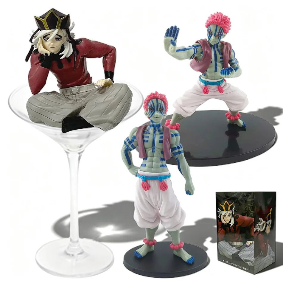 Anime Demon Slayer Douma Premium Chokonose Noodle Stopper Anime-Figur Actionfiguren Sammlung PVC-Modell Spielzeug