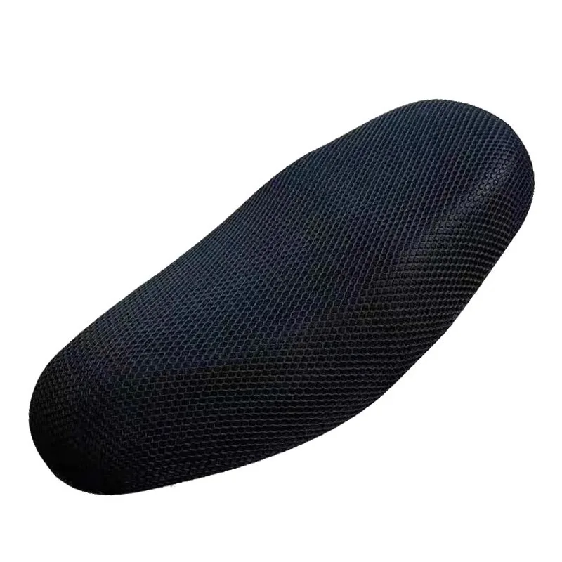 Motorcycle 3D Mesh Fabric Anti-skid Pad Scooter Seat Electric Bike Seat Cover Summer Breathable Covers Cushion Net Cover New