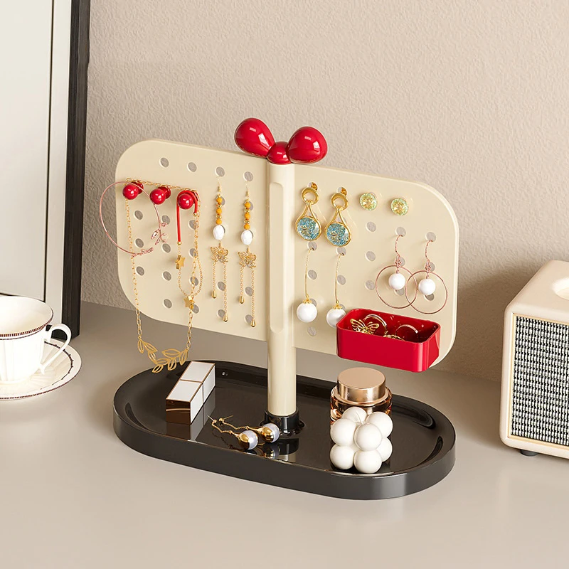 رف تخزين بسيط من بيجبورد لتخزين المفاتيح والمجوهرات والخواتم والأساور وتخزين طاولة الزينة وتخزين مستحضرات التجميل.