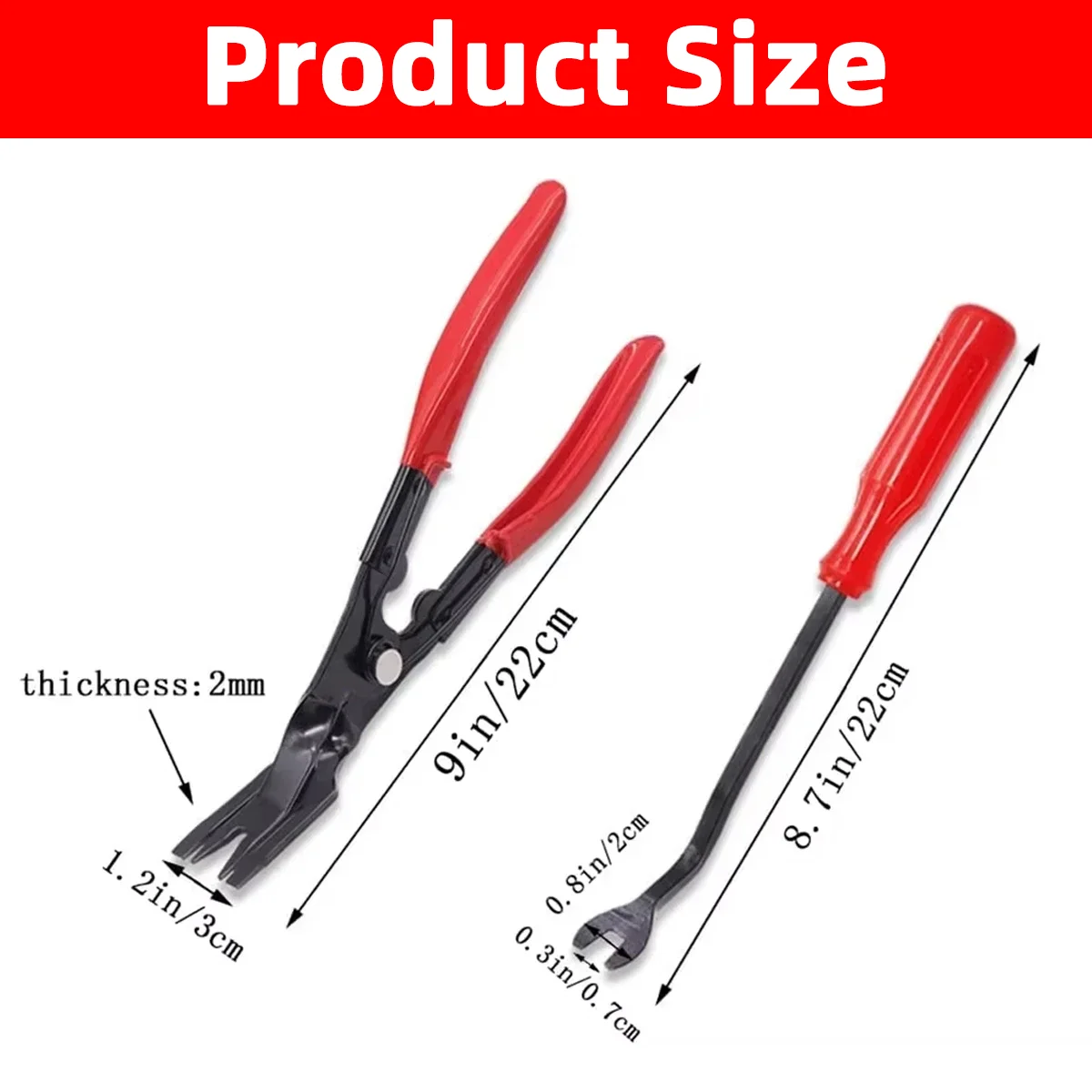 1/2pcs Car Installation Clip Disassembly Tool Is Used For Repairing Car Headlights Door Panels And Instrument Panels