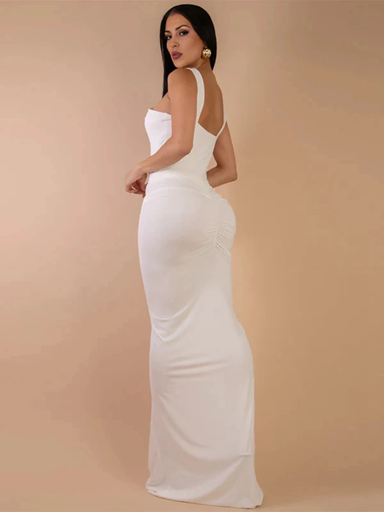 Halter Neck Maternity Dress Photoshoot White Cross Front Pregnancy Gown Elegant Slim Maxi Dresses Baby Shower Photography Outfit