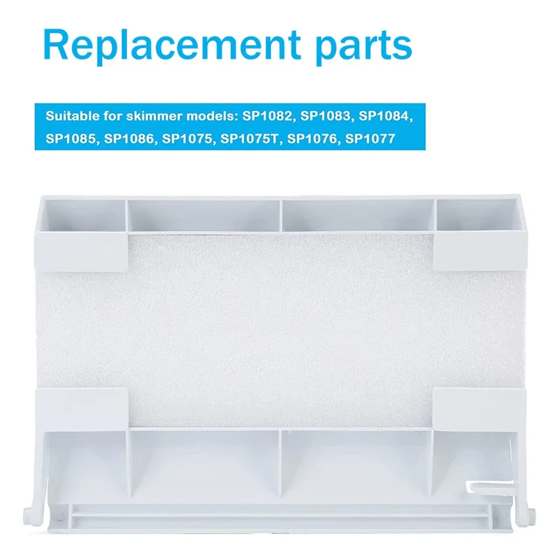 A23E-SPX1082K Plastic Pool Skimmer Flapper Replacement Kit, For Hayward SP1082, SP1083, SP1084, SP1085, SP1086 Models White
