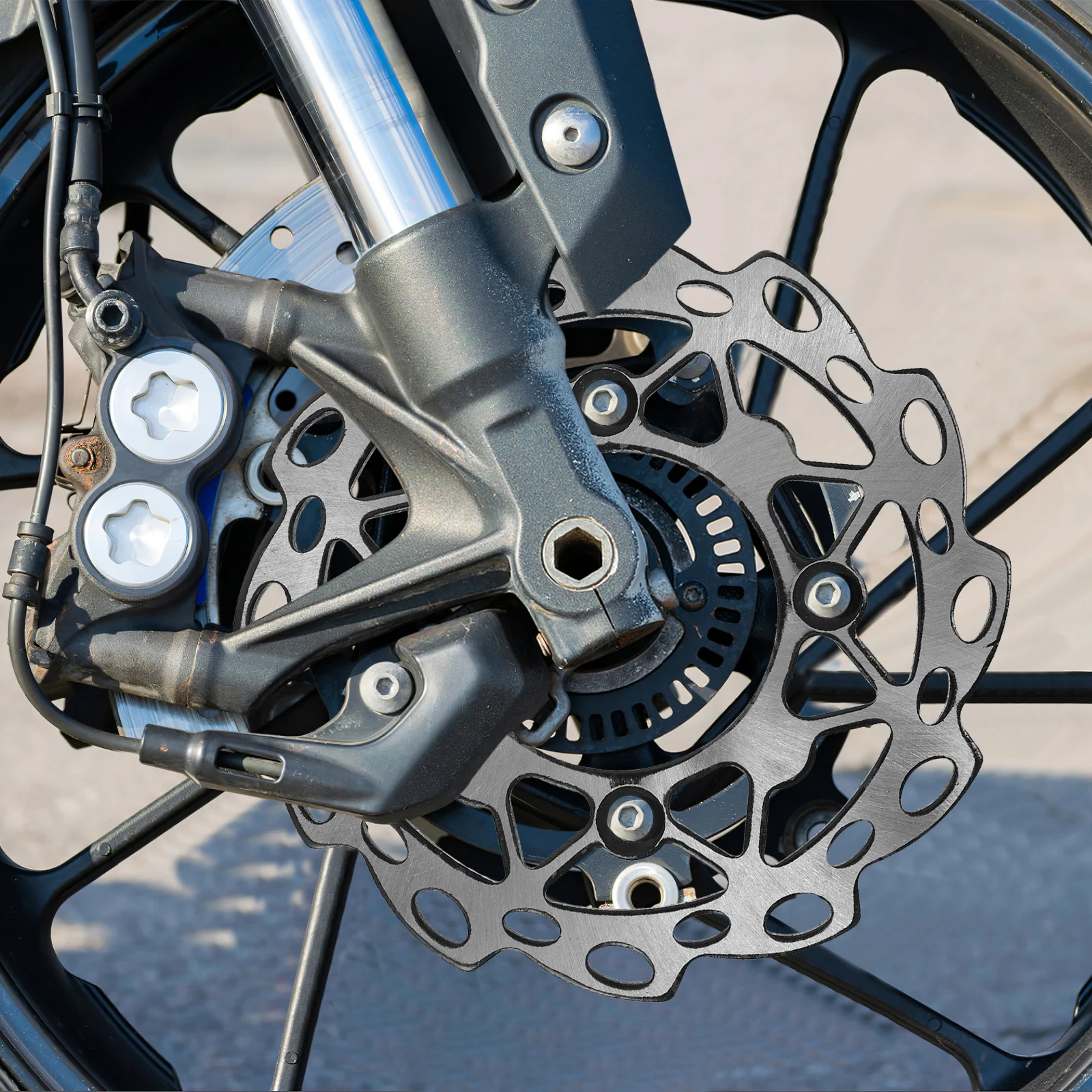 

Rear Dirt Bike Brake Disc Replacement for Motorcycle Off-Road Durable Brake Disc Plate 190mm Bicycle Supplies Bike