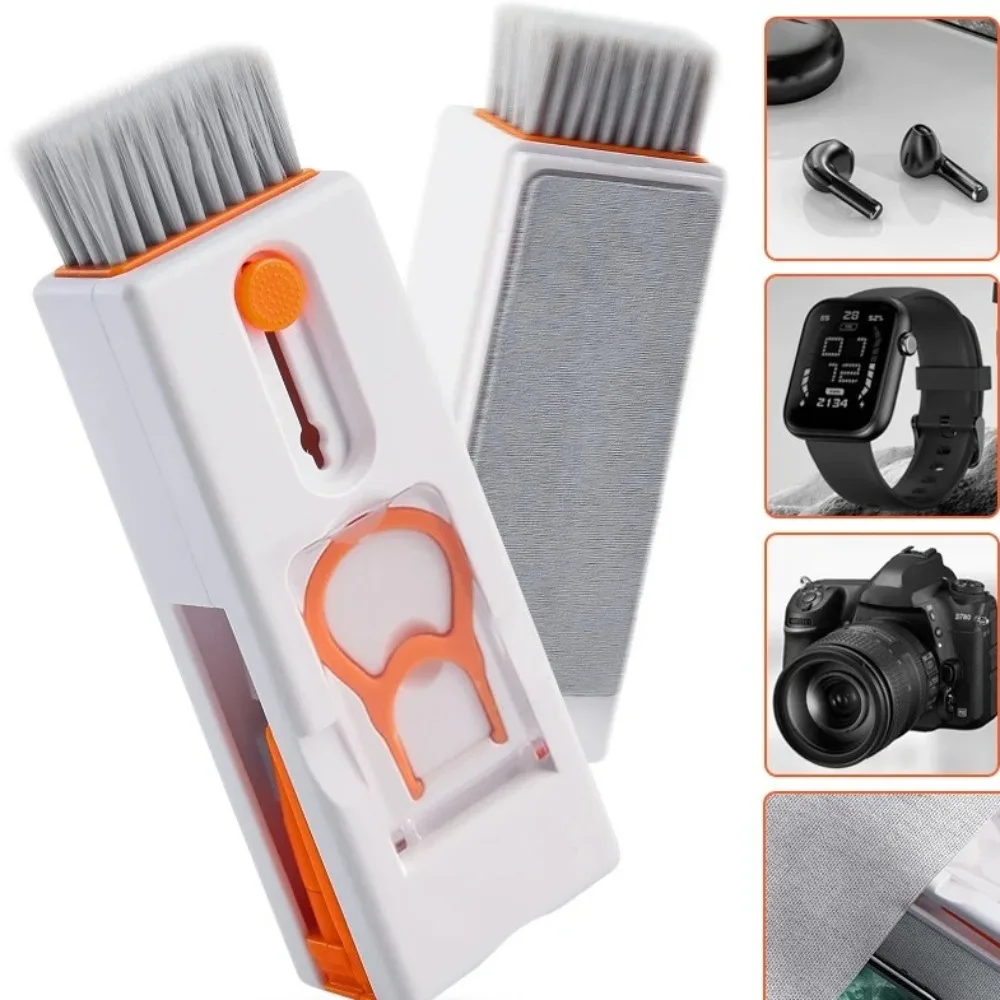 

Durable 11in1 Keyboard Cleaning Brush Kit ABS Multifunction Headphone Cleaning Kit Cleaning Brush for Phones Computers Keyboards