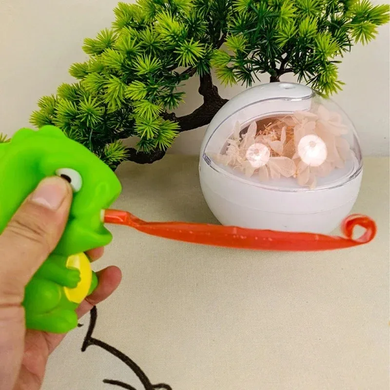 *الأطفال الإبداعية الضغط ألعاب متململة قرصة الضفدع ديناصور الشائكة اللسان خارج تخفيف الإجهاد لعبة هدايا عيد الميلاد للأطفال #6