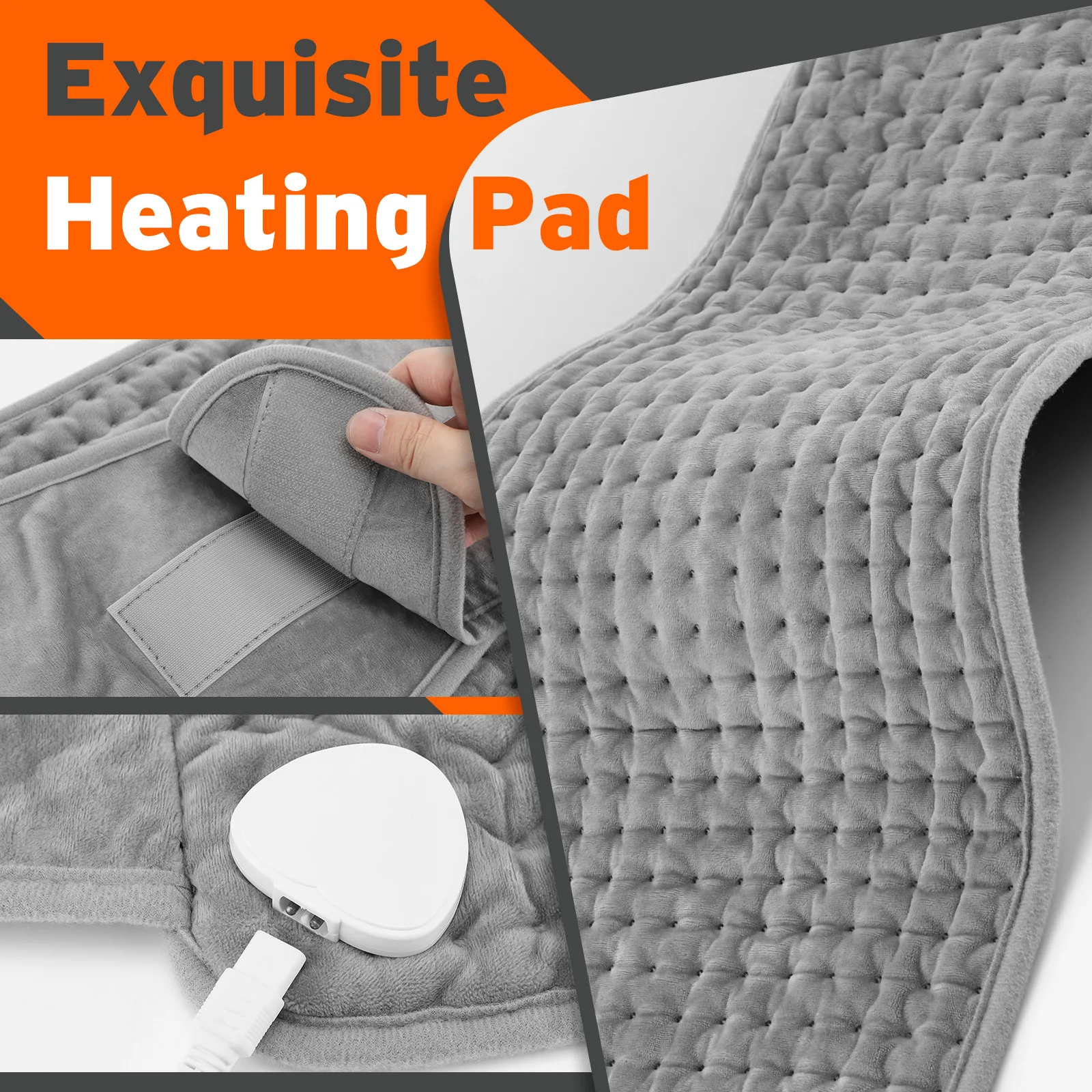 Portable Heating Support Belt Heated Waist Brace With Adjustable Temperature Warm Back Belt Abdomen Warmer Lumbar Support Pad image 5