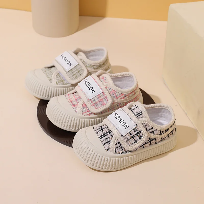 Children's Canvas Shoes Autumn Soft Sole Girls' Shoes Fashion Breathable Boys Sneakers Kids Casual Walking Shoes Tenis De Mujer