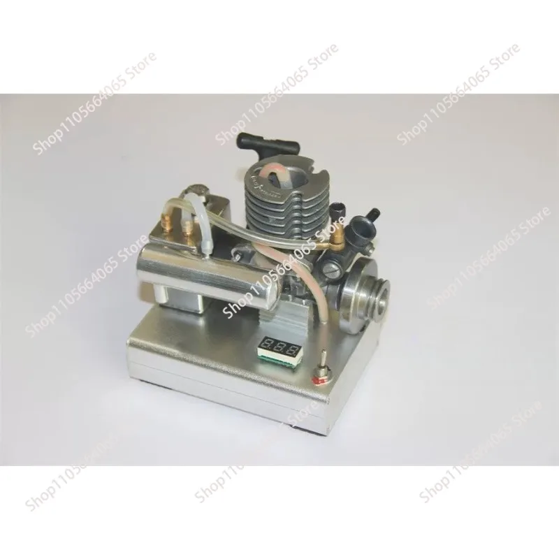Fuel-Powered Engine Model Miniature Engine with Metal Flywheel 1200-13000 RPM RC Model Modification Metal Engine Model