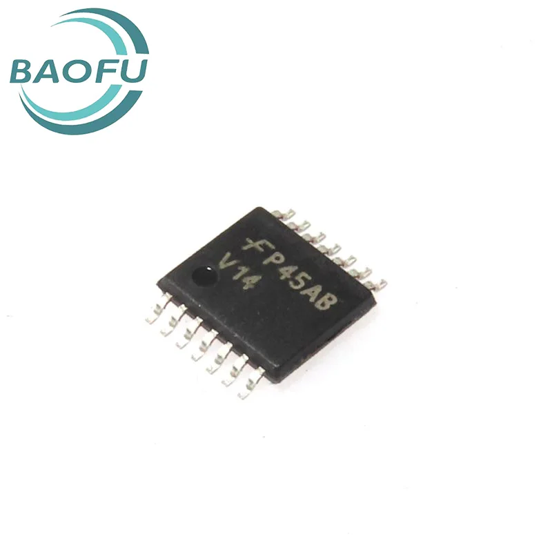 Newly imported original 74VHC14MTCX silk screen V14 TSSOP14 logic chip