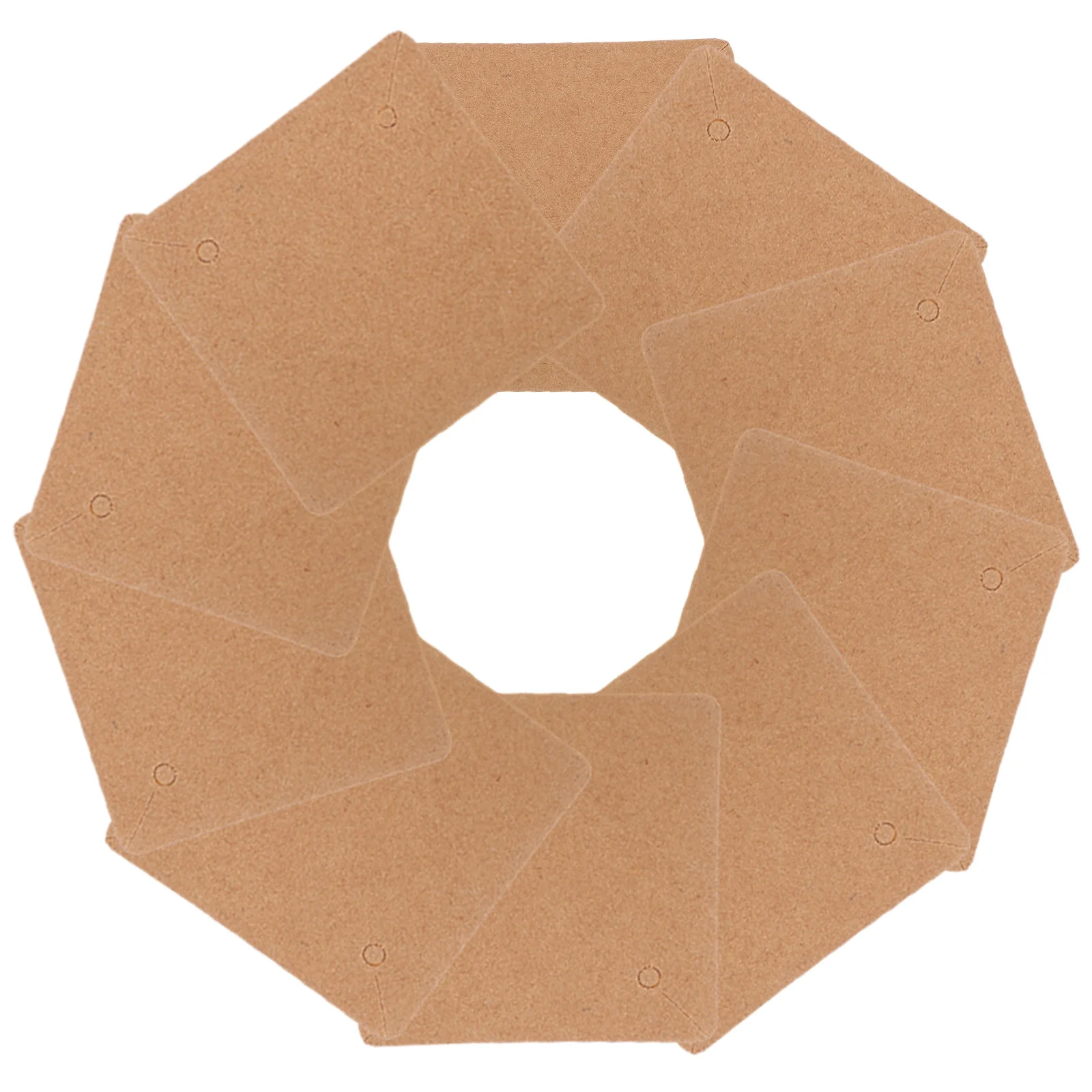 

50Pcs Earring Display Cards Kraft Paper Jewelry Holder Sturdy Lightweight Multi-Purpose Use for Store Trade Shows Craft Fairs