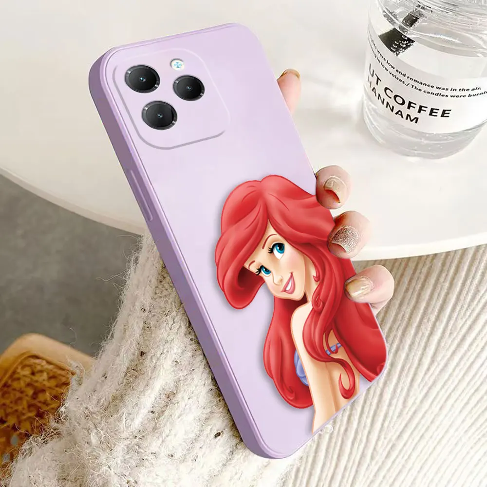 Disney Mermaid Princess Ariel Cover Phone Case For Infinix HOT 9 10 10S 11S 12 20S 30 30I E8 E8I E10 E11 E12G96 E30 PRO PLAY 5G