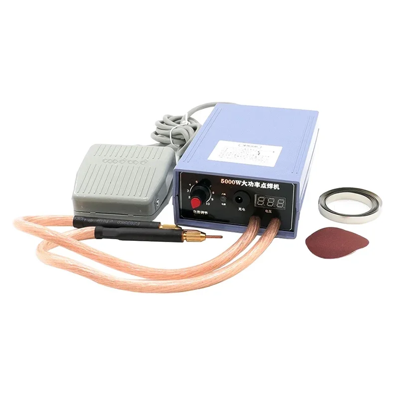 

A A 220V Portable Spot Welder Household Battery Spot Welder Foot Portable 5000W High Power