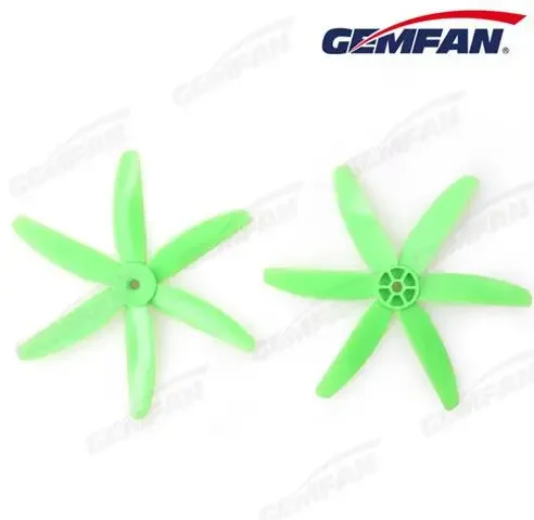 8 Pairs Summer Prime Sale GEMFAN 5040 6-blade 5x4x6 Red Color Propeller for LDARC/KINGKONG RC Drone