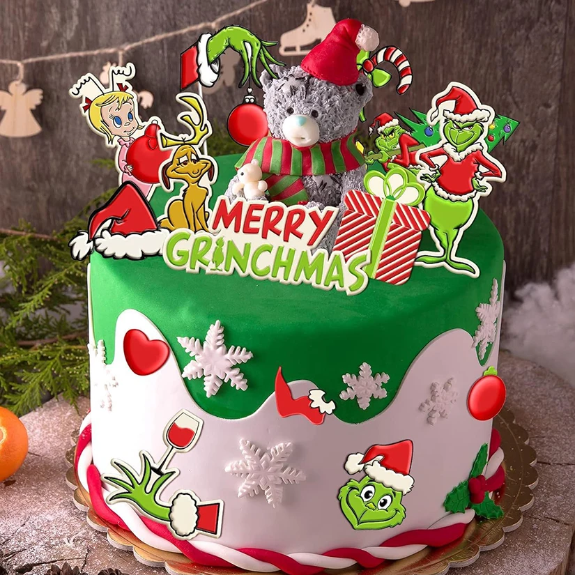 ต้นคริสต์มาสกล่อง Reindeer ซิลิโคนเค้กเบเกอรี่แม่พิมพ์ Sugarcraft ช็อกโกแลต Cupcake แม่พิมพ์ Fondant เค้กตกแต่งเครื่องมือ