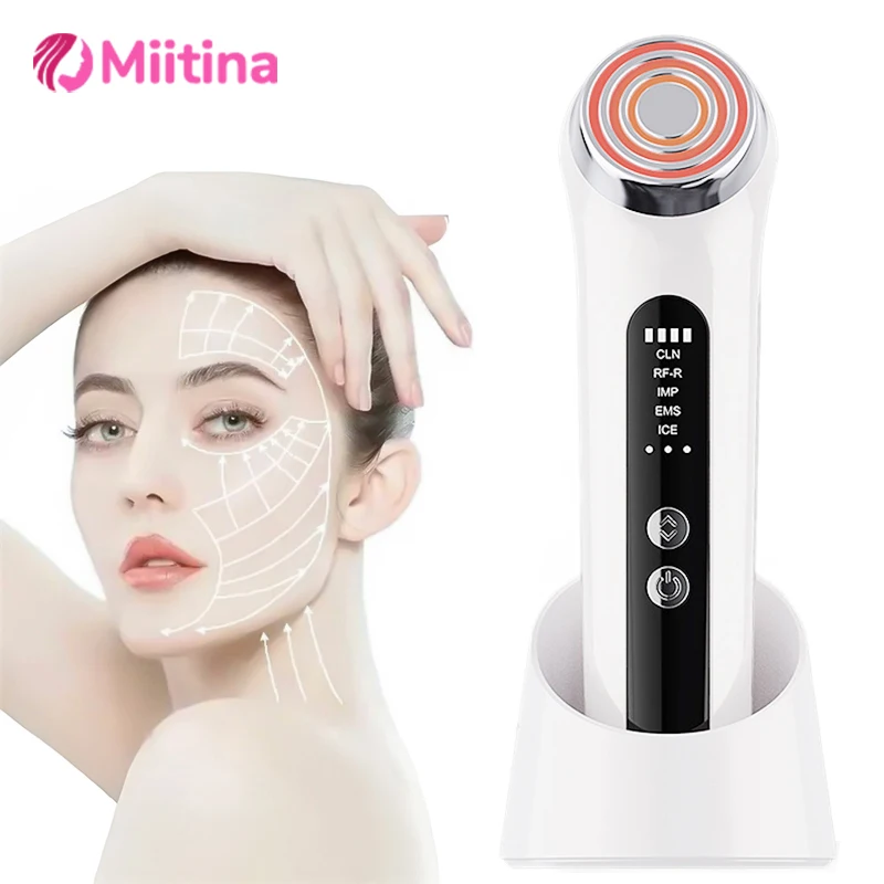 Micro Current V-Facial Massager EMS Face Lifting Device Skin Tighten Machine Anti-Wrinkle Removal Face Skin Care Beauty Device