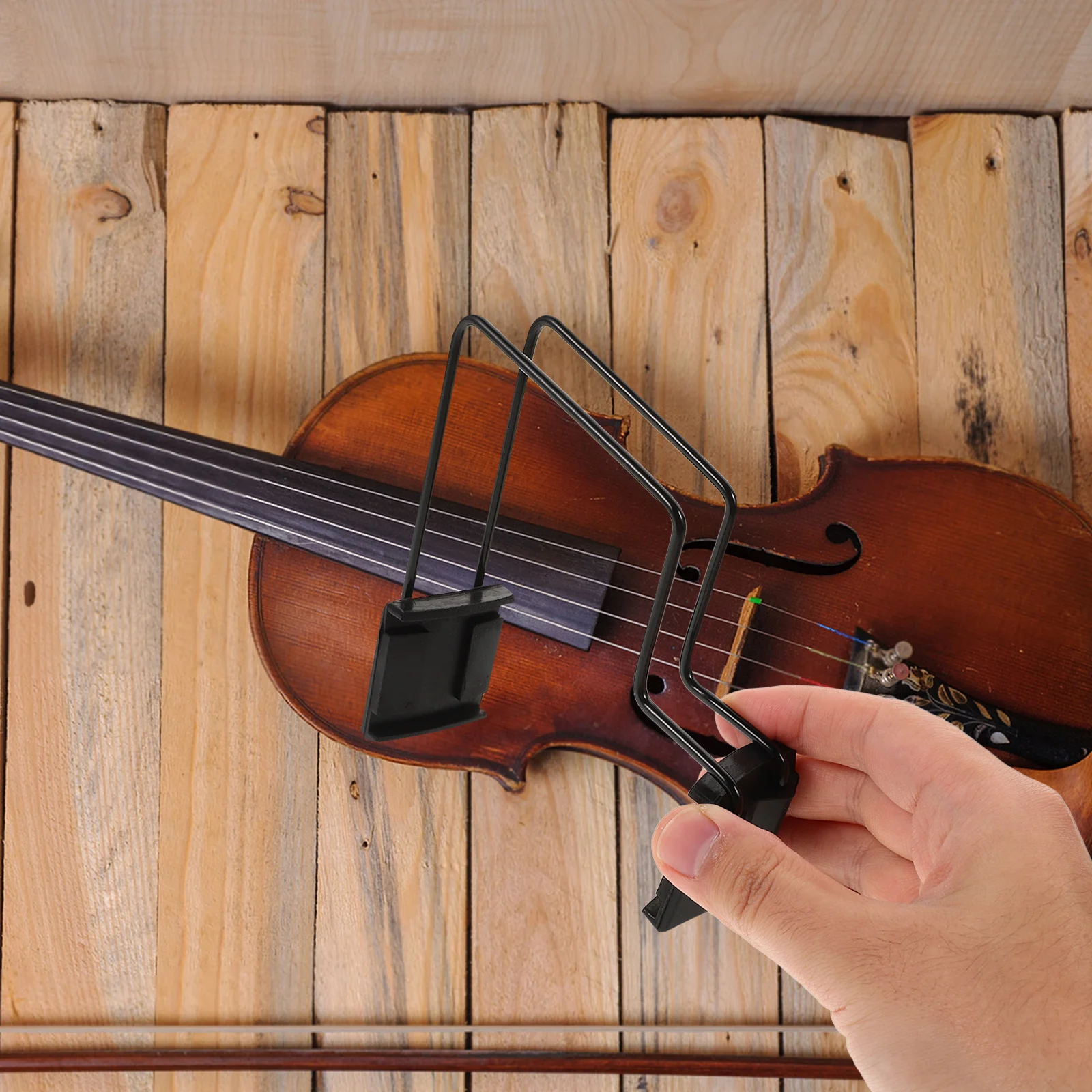 

Violin Bow Straightener Beginner Essential Soft Silicone Holder Dualtrack Design Easy Install Bow Corrector Violin Playing