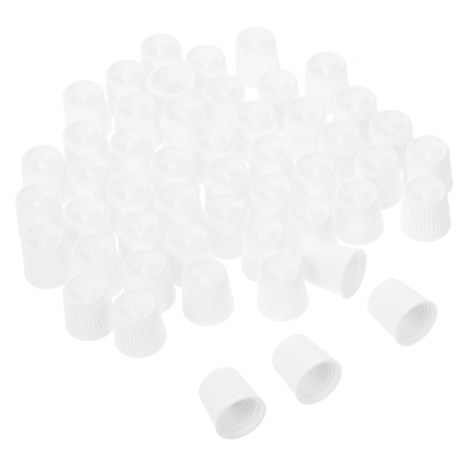 

50pcs Toothpaste Cap Screw Caps White Nose Shaped Silcone Pointed Mouth Bottle Child Pooping Durable Plastic Tight Seal Prevent