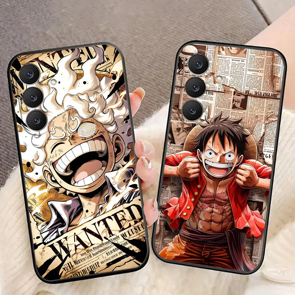 Gear 5 Luffy O-One P-Piece Phone Case For Samsung Galaxy S26 S25 S24 S23 S22 S21 S20 FE Ultra Plus Silicone Funda Shell Cover