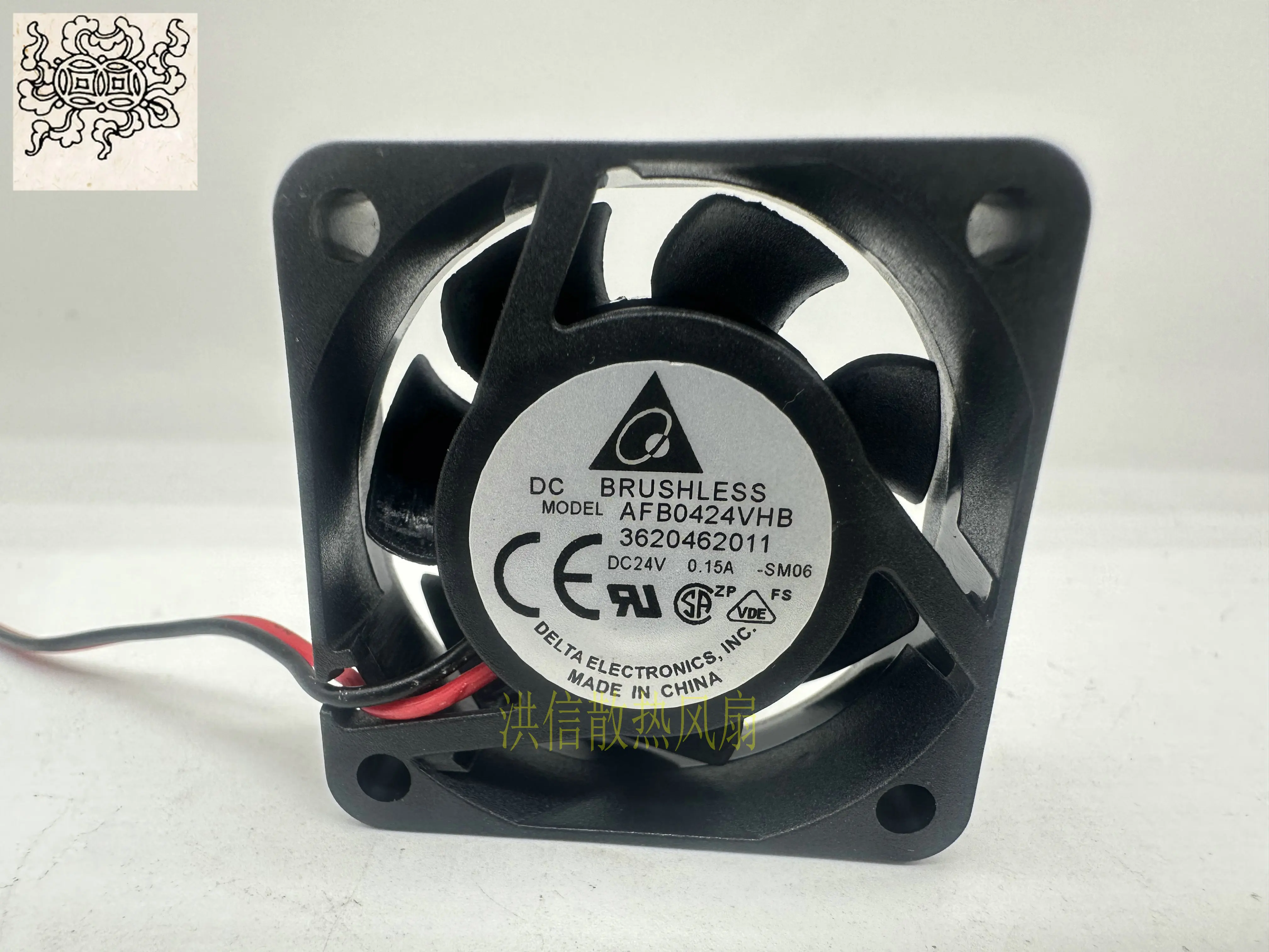 

Ltsf For Delta Electronics AFB0424VHB DC 24V 0.15A 40x40x15mm 2-Wire Server Cooling Fan