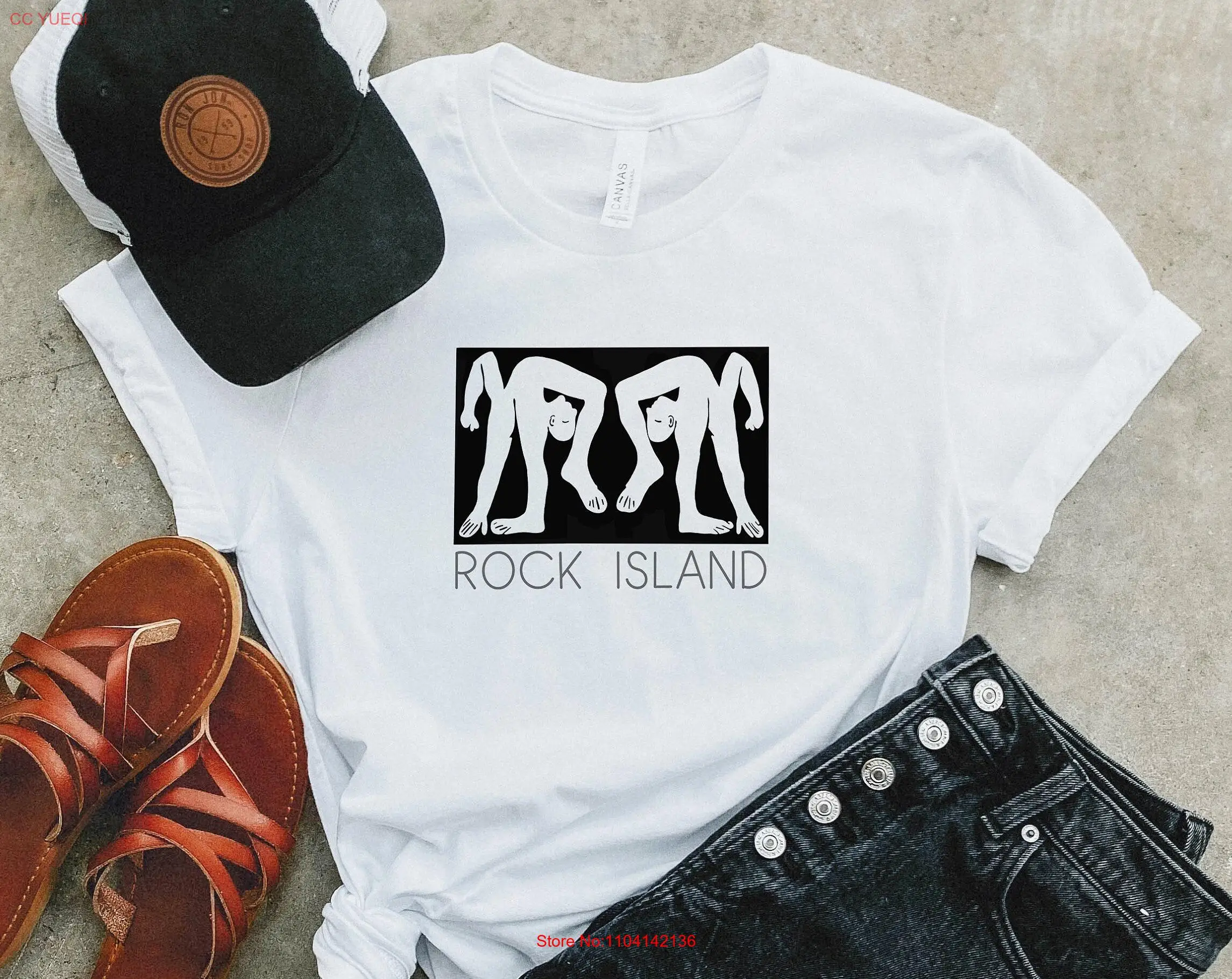 

Футболка Rock Island Soft Denver Dance Club Простой минималистский уникальный винтажный ностальгия 80-х 90-х годов с длинными или короткими рукавами