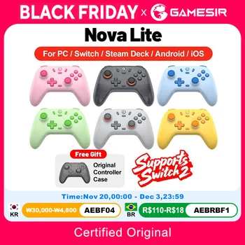 Gamesir Nova Lite Gamepads PC لجهاز Nintendo Switch 2 Contro...