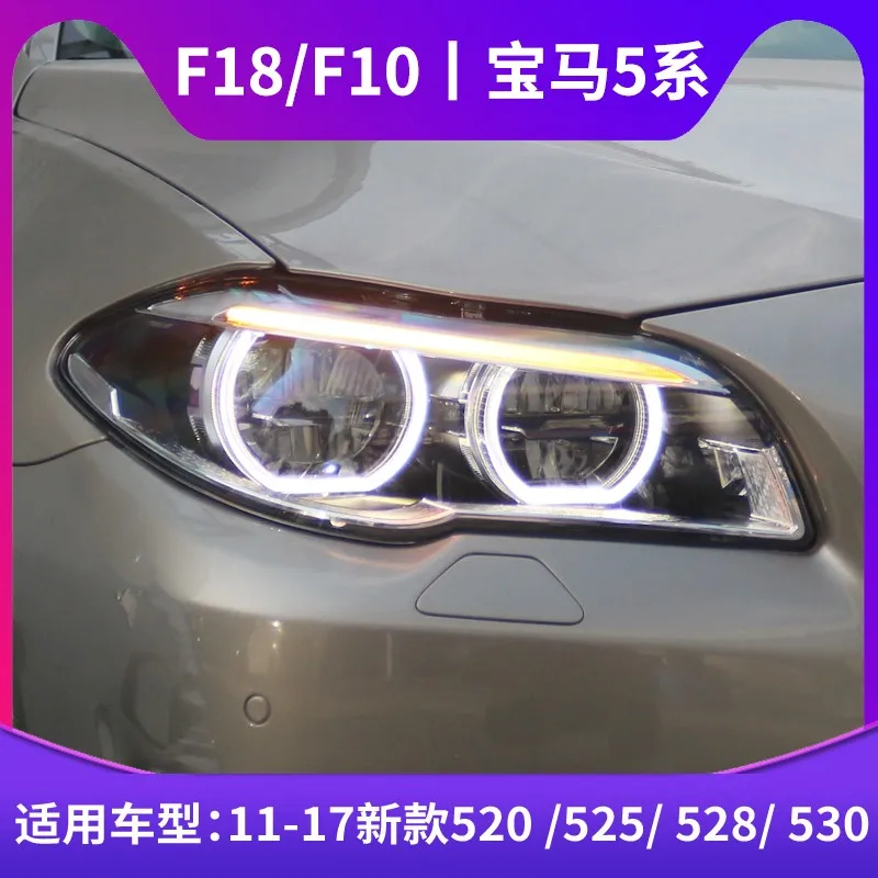 

Head Lamp for BMW F10 F18 LED Headlight 2010-2016 Headlights 520i 525i 530i 535i DRL Turn Signal High Beam Angel Eye Projector