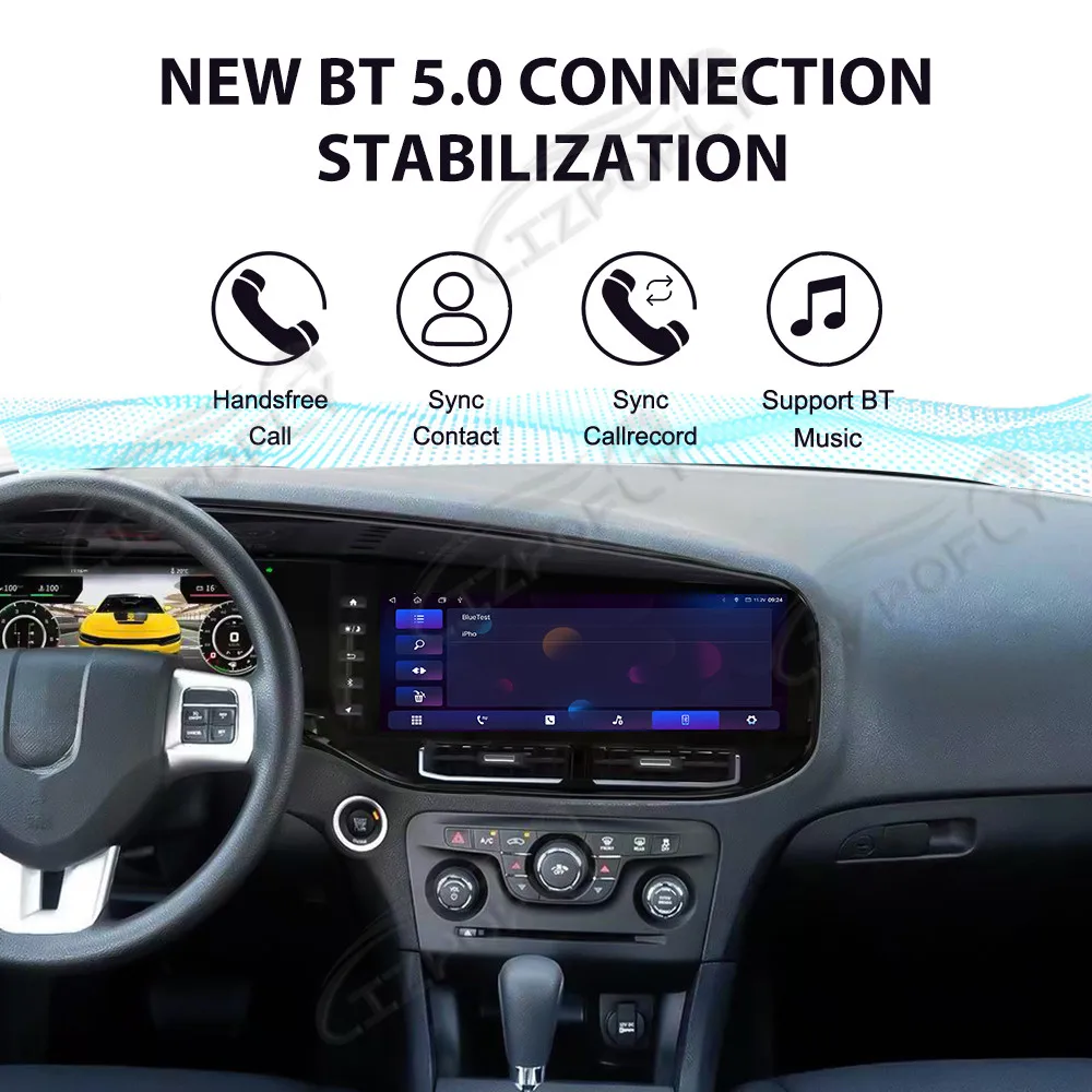 

Android 13 Car GPS Navigation For Dodge Charger 2011-2019 Wireless Carplay Auto Stereo Radio 12.3" Multimedia Player Head Unit