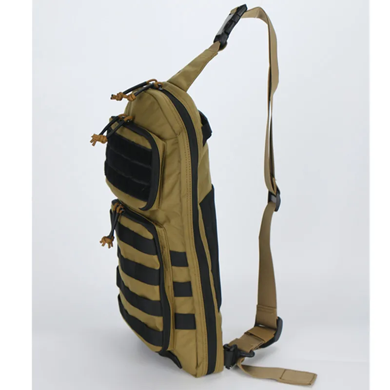 SOETAC naylon taktik omuzdan askili çanta erkekler yürüyüş Sling spor seyahat göğüs tulum dış mekan kamp Trekking Crossbody çanta