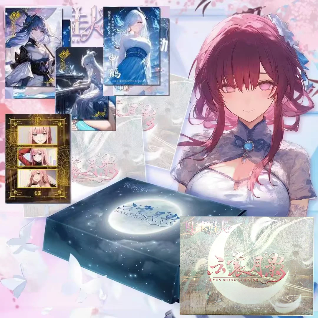 cartas-colecionaveis-de-anime-yunshangyueying-cartas-raras-em-edicao-limitada-jogo-de-cartas-tcg-ccg-presente-para-fas-de-anime