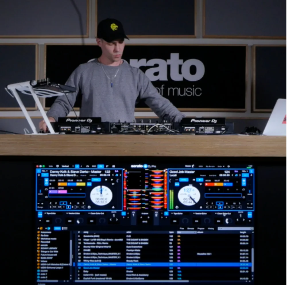 Mixer de controlador de DJ/console de áudio