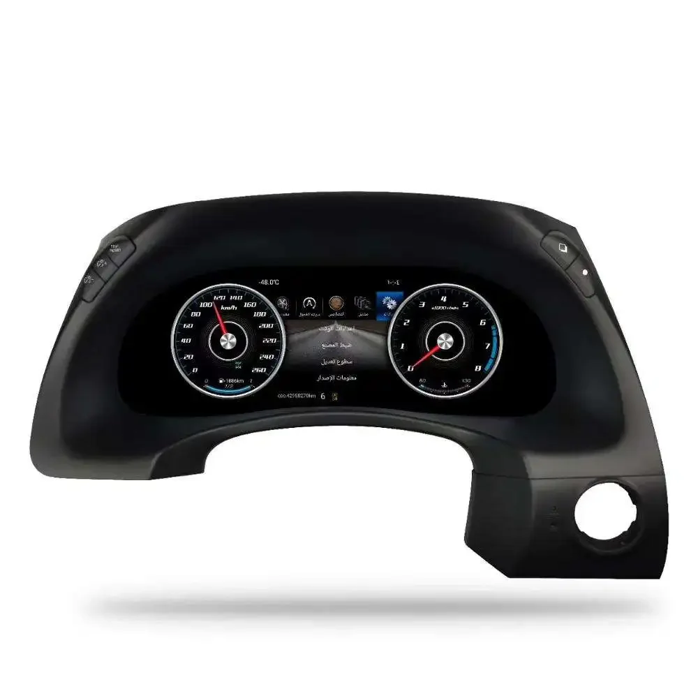 

Car LCD Instrument Cluster Digital Speedometers Dashboard Linux System Upgrades for Nissan Patrol y62 2015