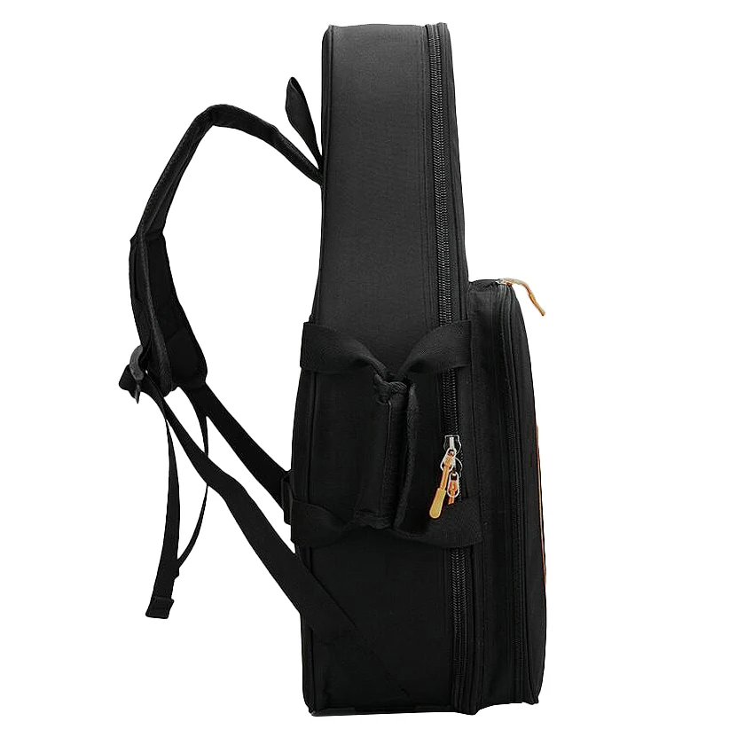 Saxophone Gig Bag Oxford Cloth Alto Sax Thickened Backpack with Double Shoulder and Extra Storage Space Loaded Music