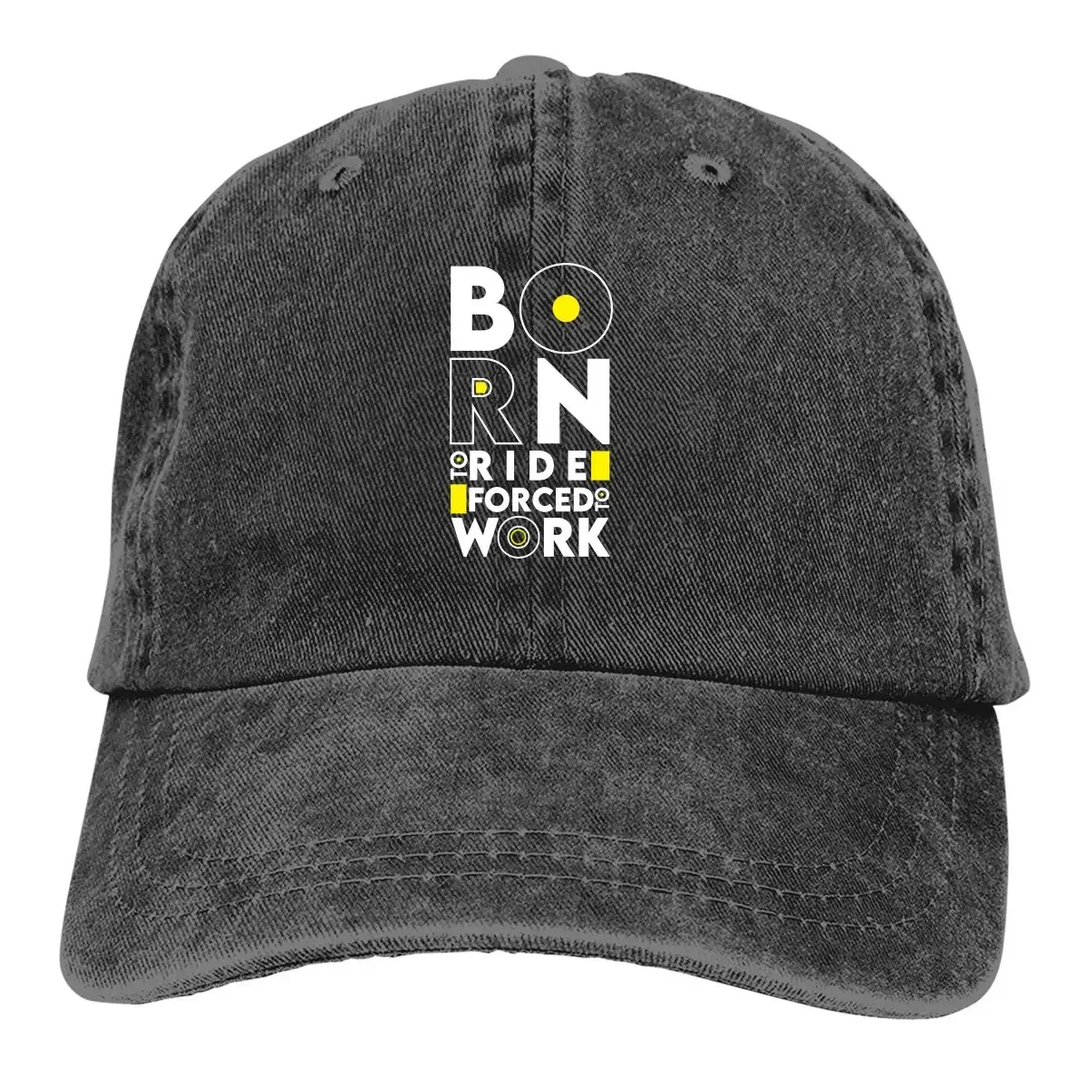 Born To Ride Forced To Work Baseball Cap Men Hats Women Visor Protection Snapback Motorcycle Caps