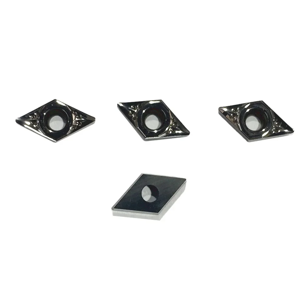 10 pz Inserto per tornio in metallo duro DCGT070202-AK H01 Inserto per tornio in metallo duro per taglio in alluminio DCGT07 Utensili elettrici Accessori di ricambio